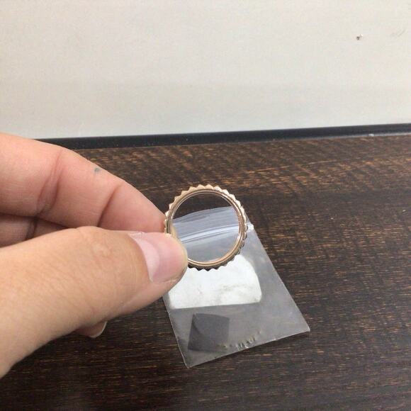 Pandora Rose Gold Pyramids Stud Ring Size 10 Estimated Womens Stackable Ring - Picture 4 of 5